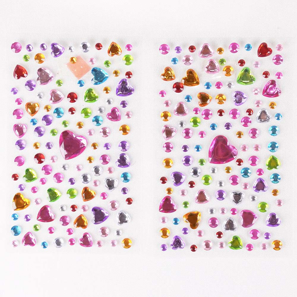 DIY Hair Drama Box with 2 Hair Bands, 1 Scrunchie, 1 Hair Bow, 11 Exclusive Charms, 200+ Crystals & 10 Pom Poms - Pink & Lilac