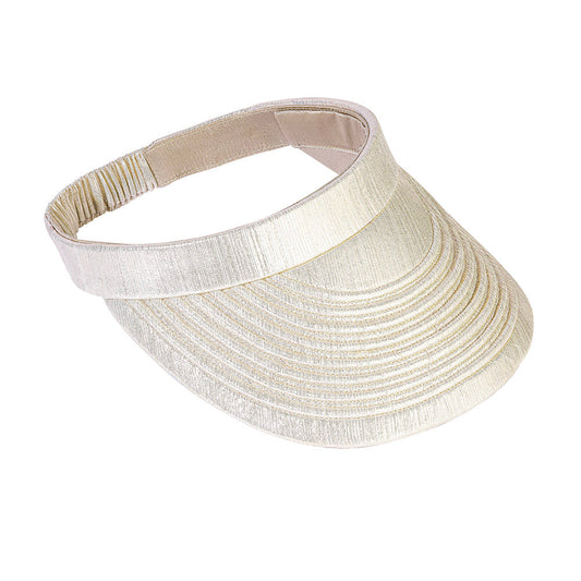 Off-White Metallic Sun Visor Cap