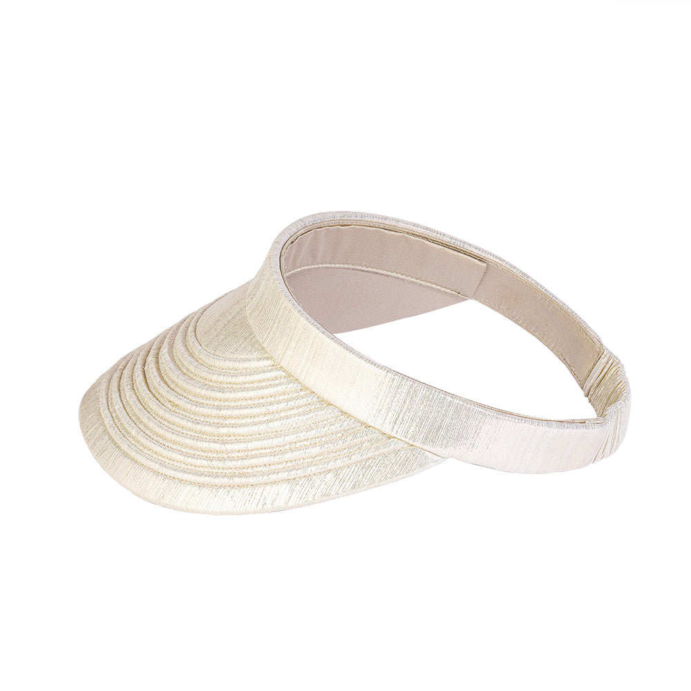 Off-White Metallic Sun Visor Cap
