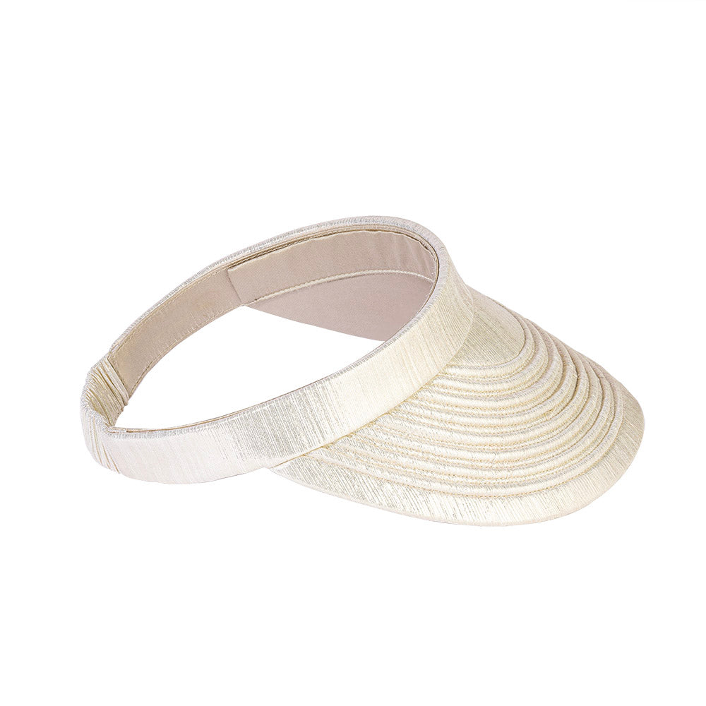 Off-White Metallic Sun Visor Cap