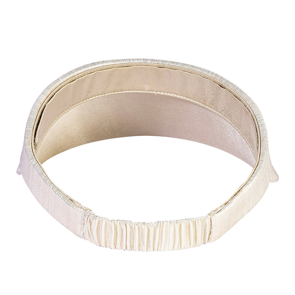Off-White Metallic Sun Visor Cap