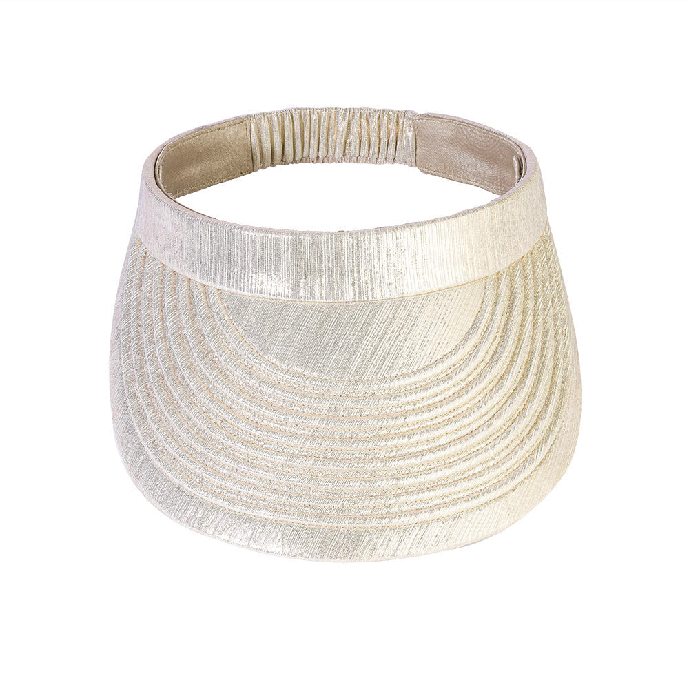 Off-White Metallic Sun Visor Cap