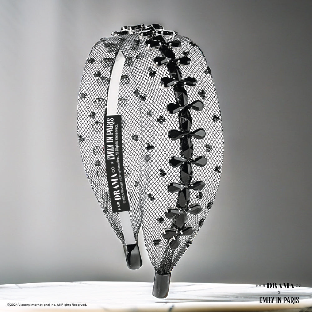 Mesh Hair Band - Black