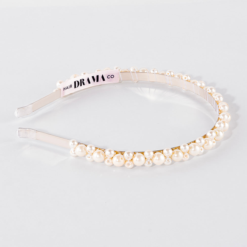 Pearl Hair Band - Off White