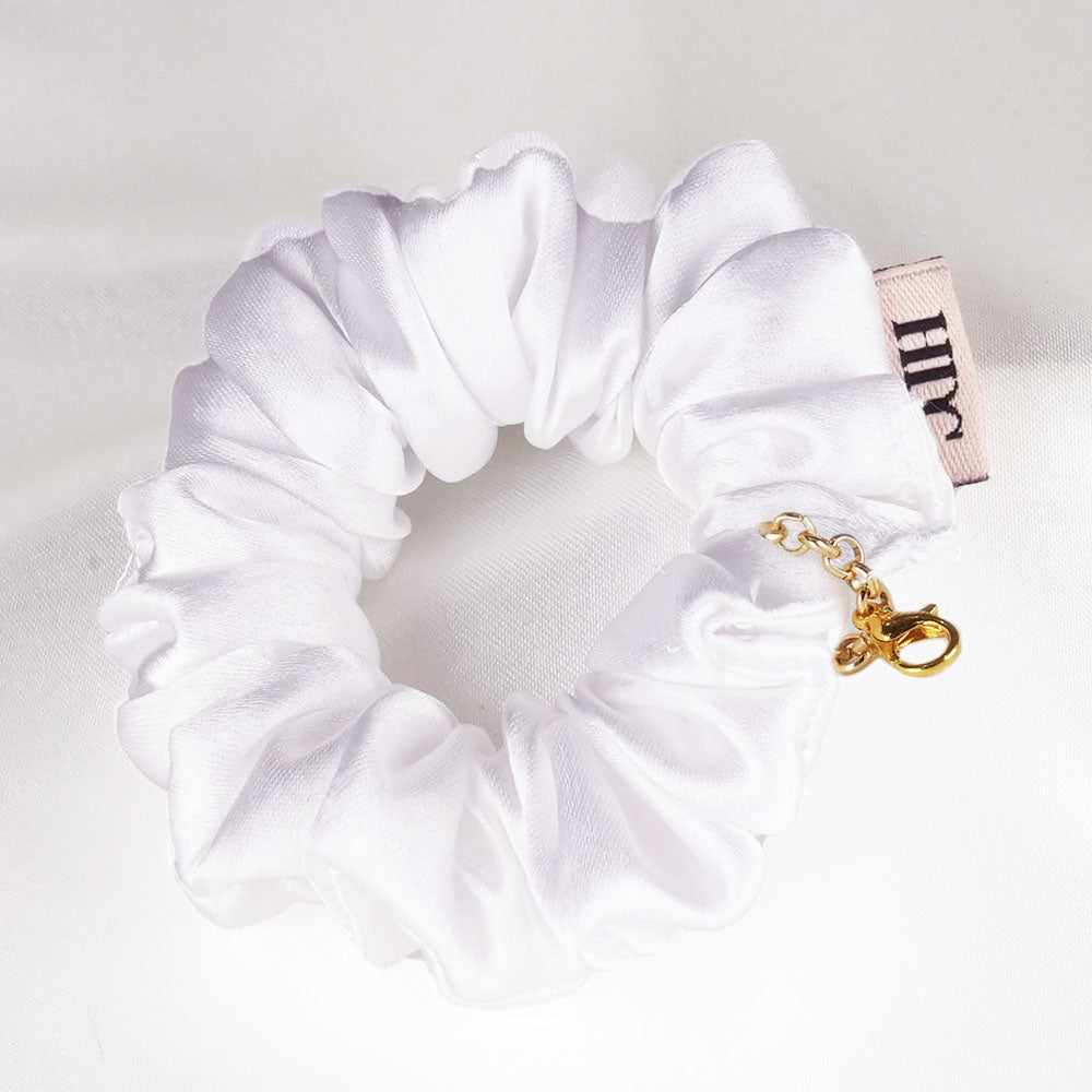 DIY Hair Drama Box with 2 Hair Bands, 1 Scrunchie, 1 Hair Bow, 11 Exclusive Charms, 200+ Crystals & 10 Pom Poms - Red & White
